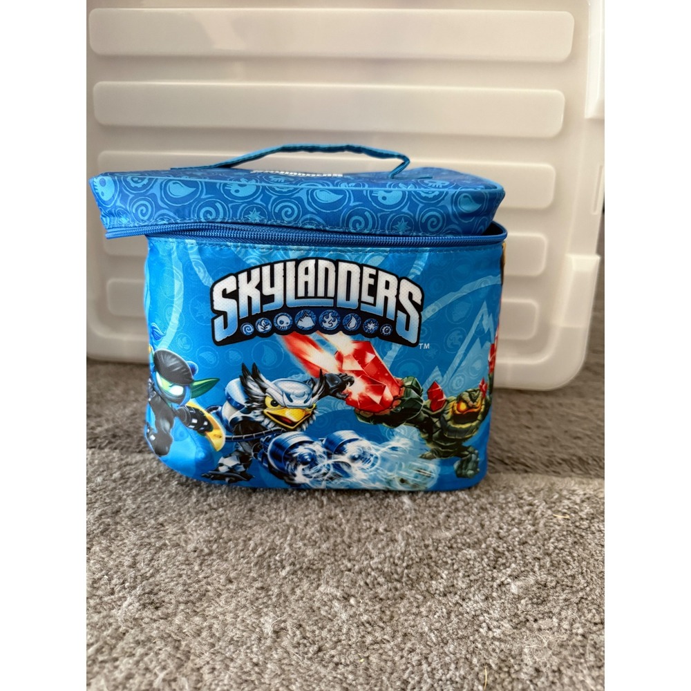 Skylanders Travel Tote Storage Bag Blue PowerA Activision Video Game Case 2014